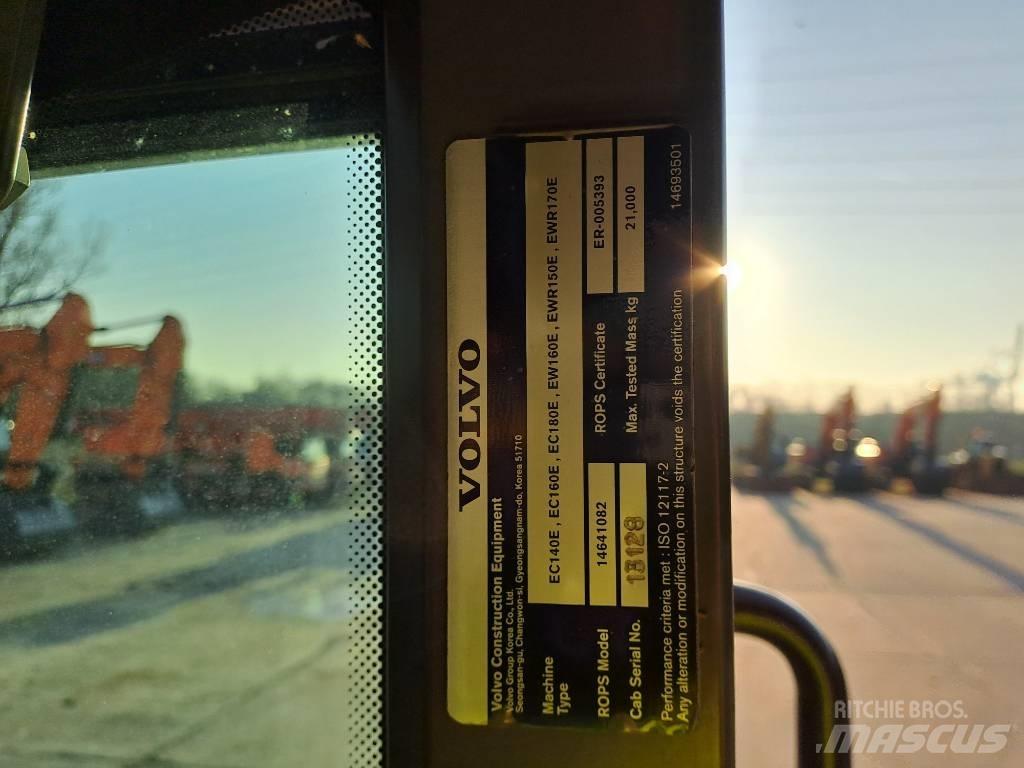 Volvo EW160E Kolesové rýpadlá