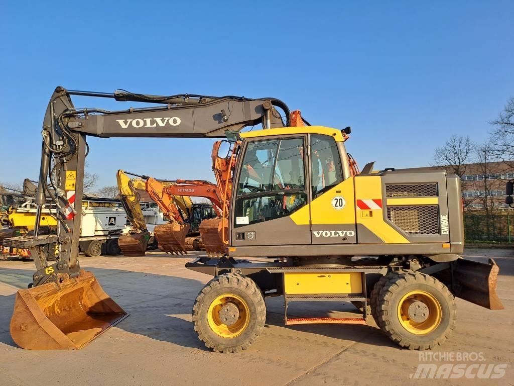 Volvo EW160E Kolesové rýpadlá