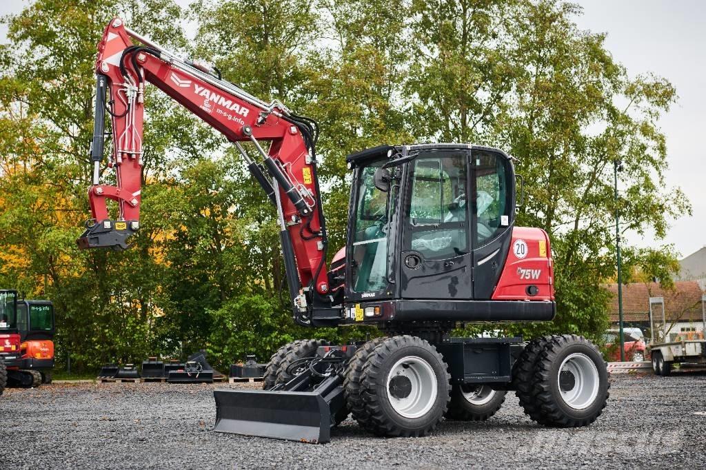 Yanmar B 75 W Kolesové rýpadlá