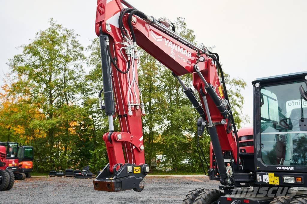 Yanmar B 75 W Kolesové rýpadlá