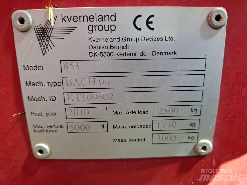 Kverneland 853 Drviče a rezače balíkov