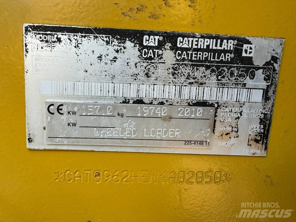 CAT 962H Kolesové nakladače