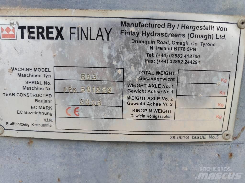 Terex Finlay 883 Mobilné triediče