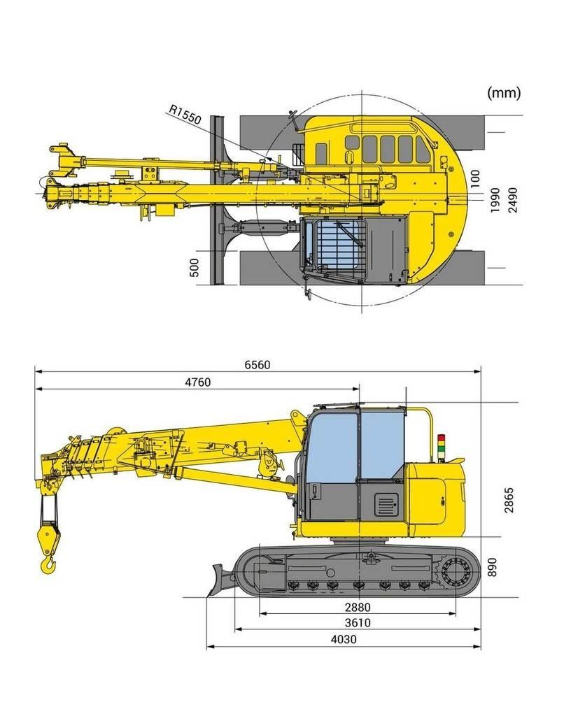 Maeda CC1485-2 Pásové žeriavy