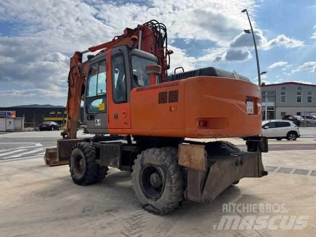 Hitachi ZX 160 W Kolesové rýpadlá