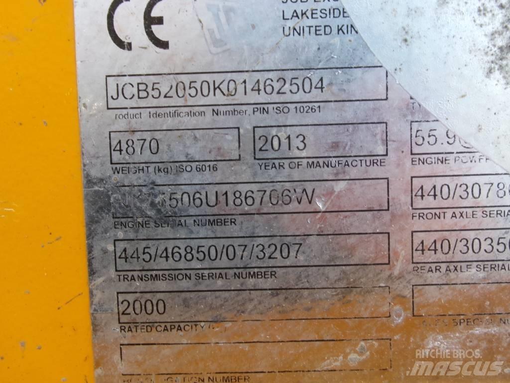 JCB 520-50 Teleskopické nakladače pre poľnohospodárstvo