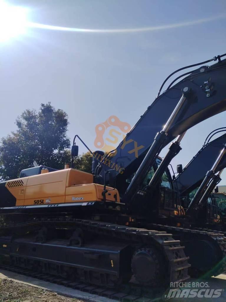Hyundai R 505 L VS Pásové rýpadlá