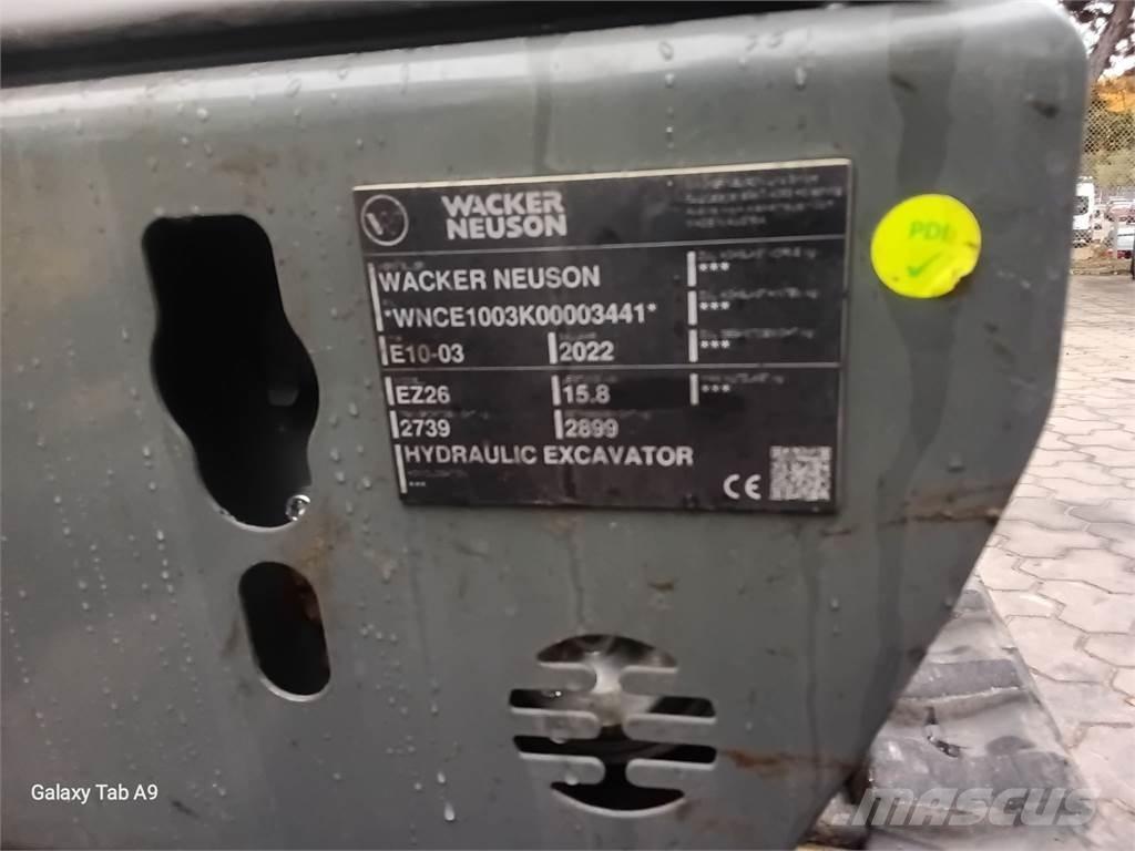 Wacker Neuson EZ26 Pásové rýpadlá