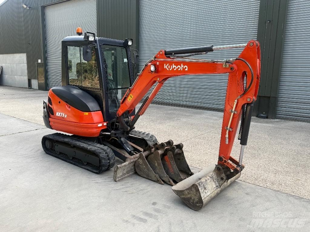 Kubota KX 71 Mini rýpadlá < 7t