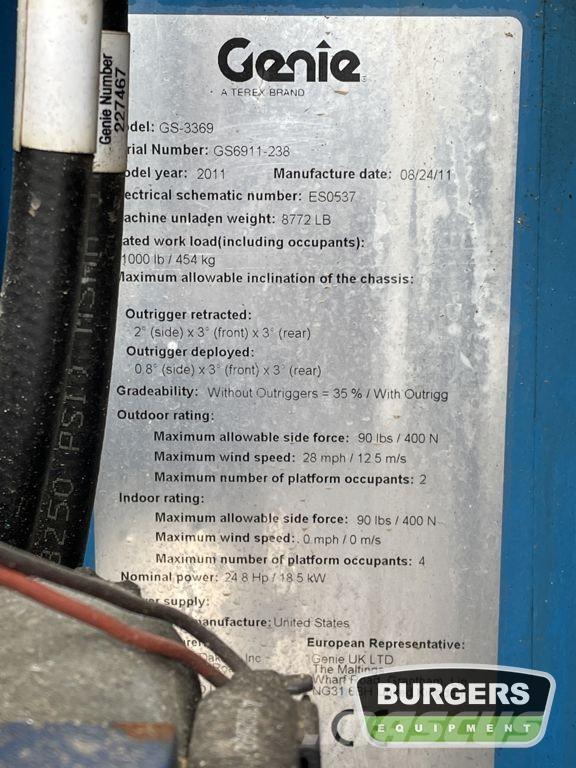 Genie GS-3369 RT Nožnicové zdvíhacie plošiny