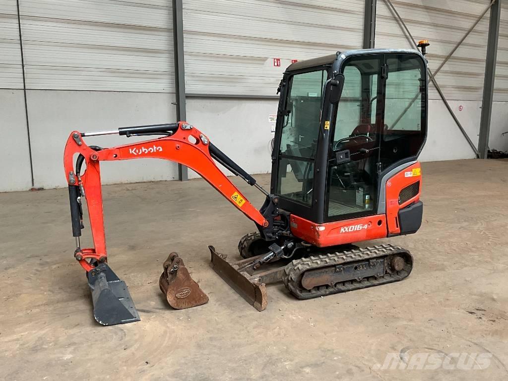 Kubota KX 016-4 Mini rýpadlá < 7t