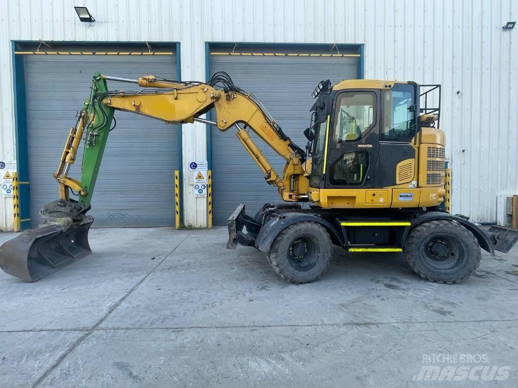 Komatsu PW118-11 Kolesové rýpadlá