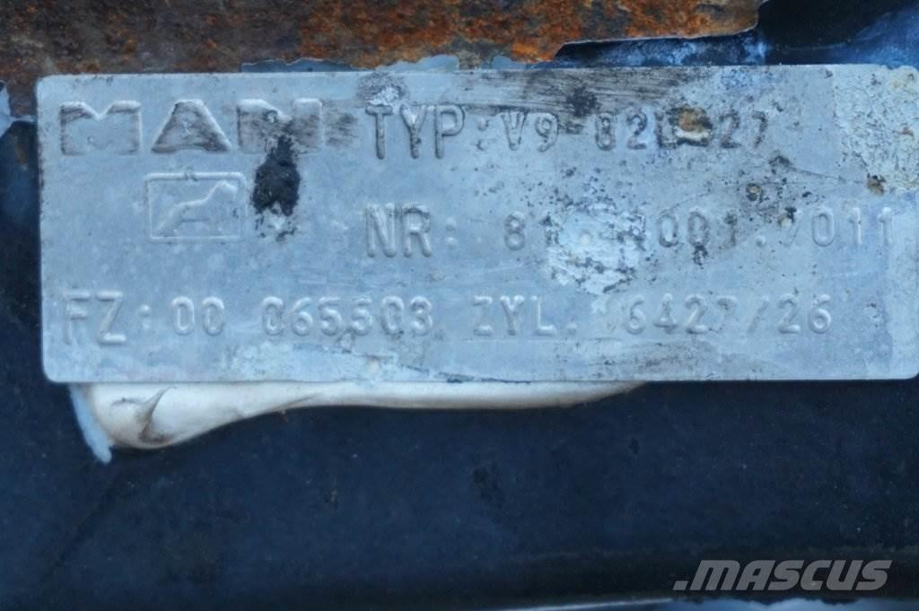 MAN V9-82L-27 Nápravy
