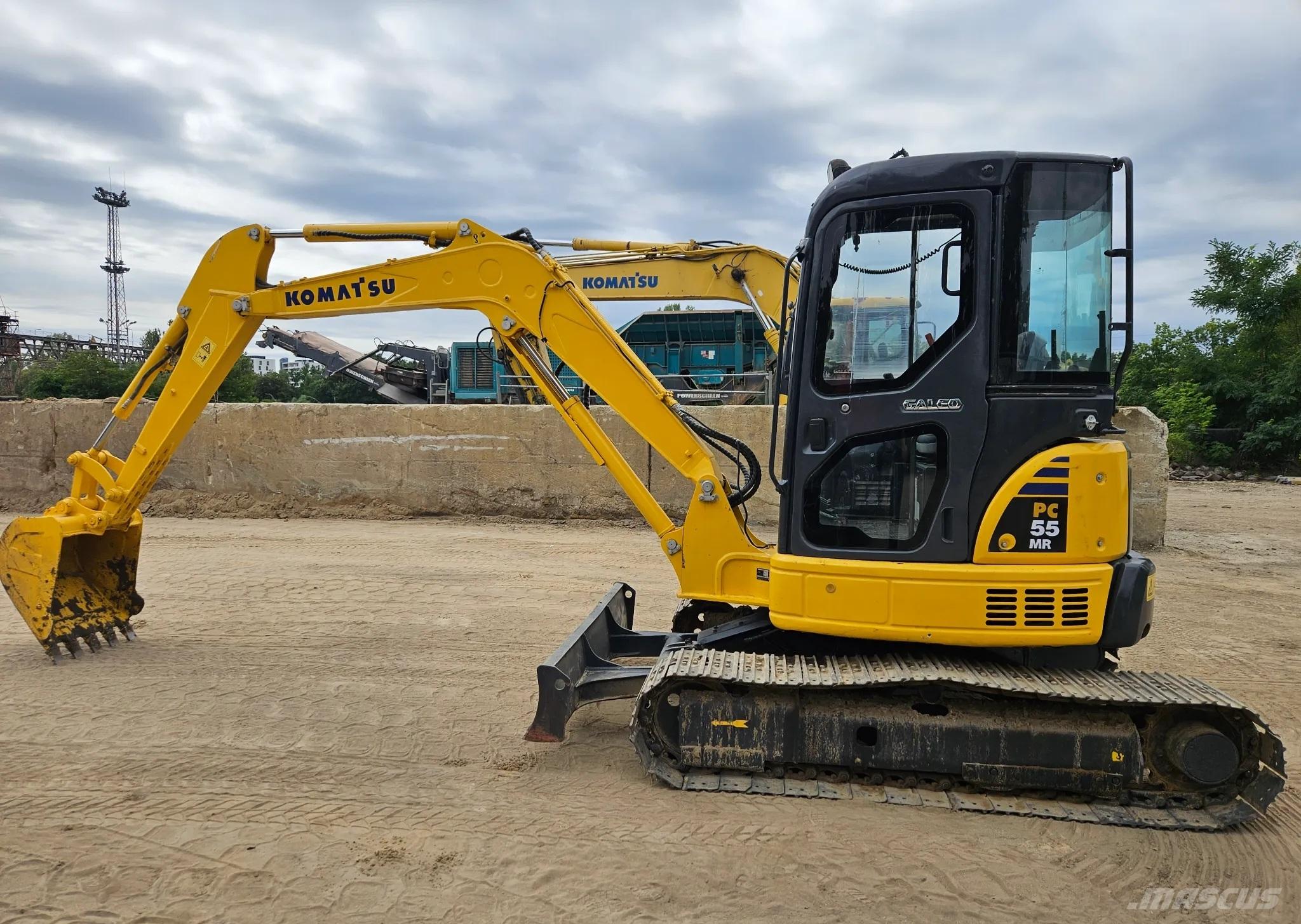 Komatsu PC55 Pásové rýpadlá