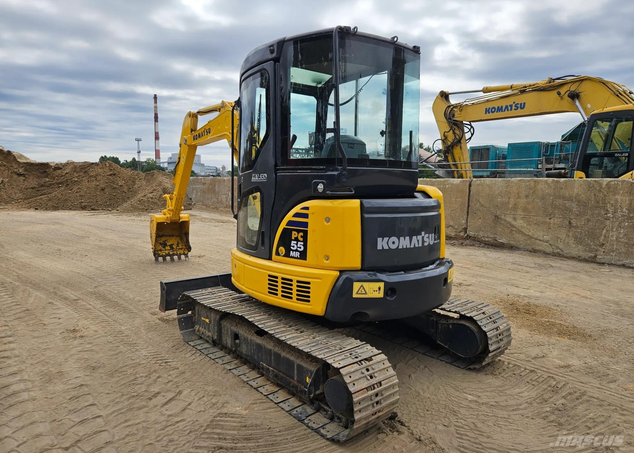 Komatsu PC55 Pásové rýpadlá