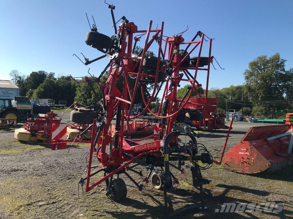 SIP SPIDER 915 / 8 Obracače a zhrabovače sena