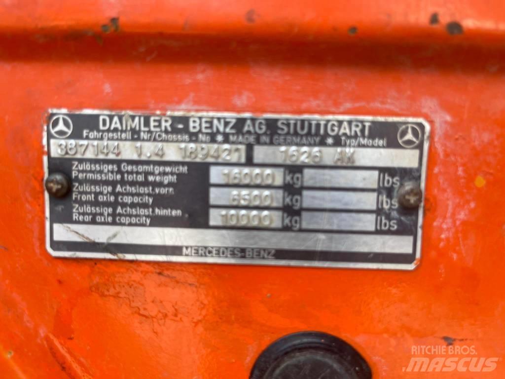Mercedes-Benz 1626K Autožeriavy, hydraulické ruky
