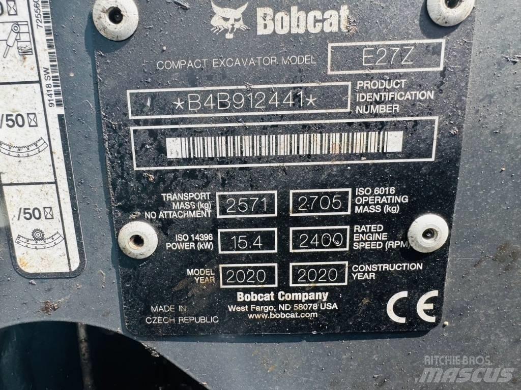 Bobcat E27z Mini rýpadlá < 7t