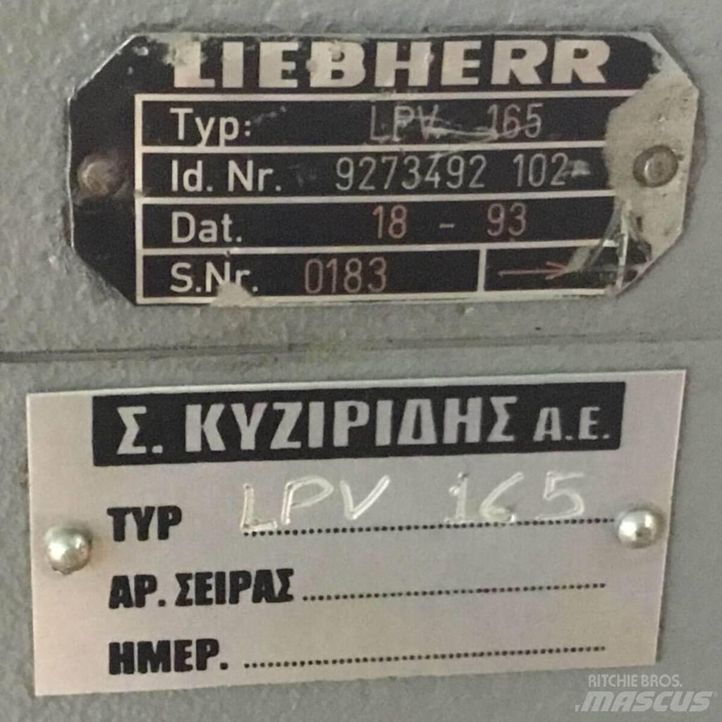 Liebherr LPV 165 Hydraulika