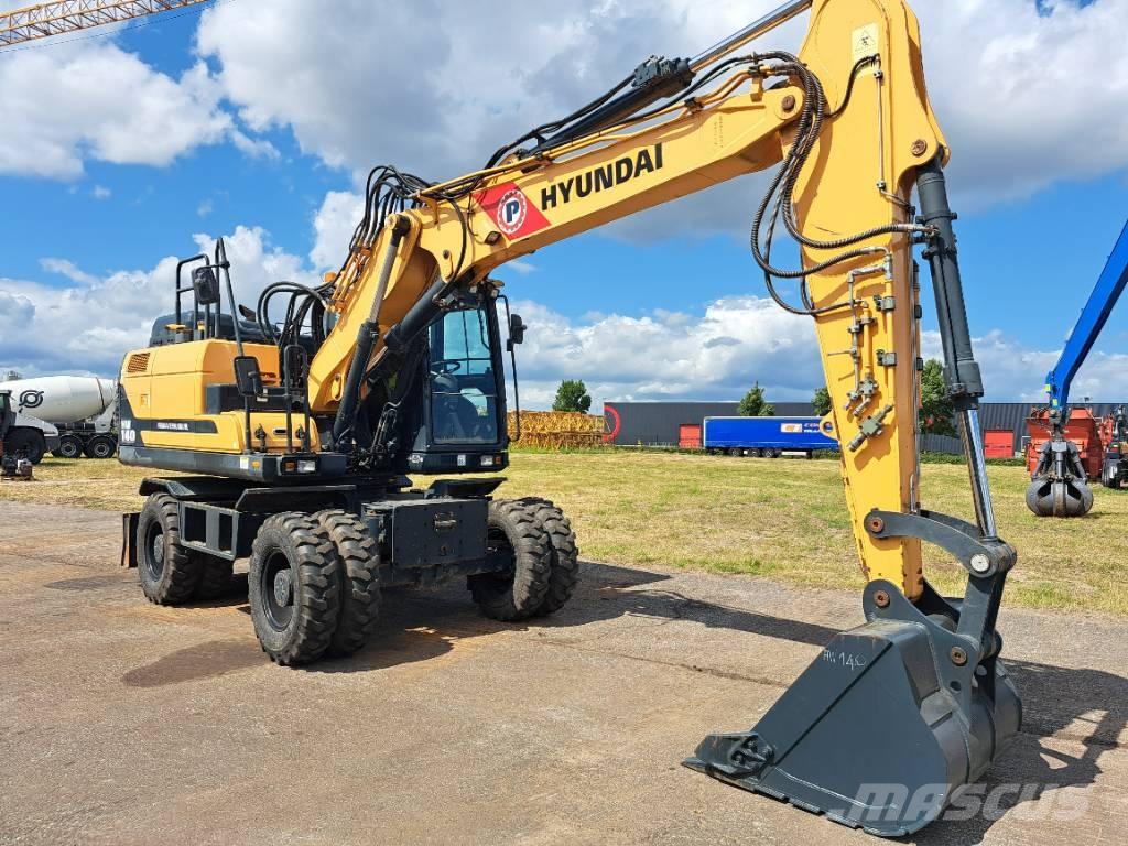Hyundai HW140 Kolesové rýpadlá