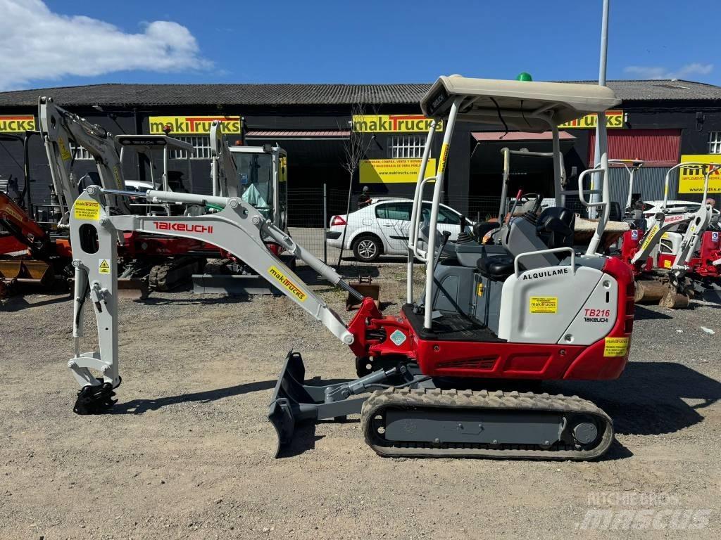 Takeuchi TB 216 Mini rýpadlá < 7t