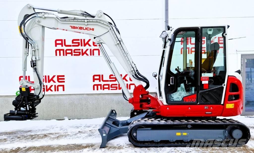 Takeuchi TB370 Mini rýpadlá < 7t
