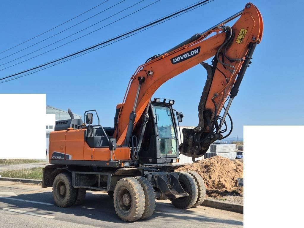 Doosan DX 140 W-5 Kolesové rýpadlá