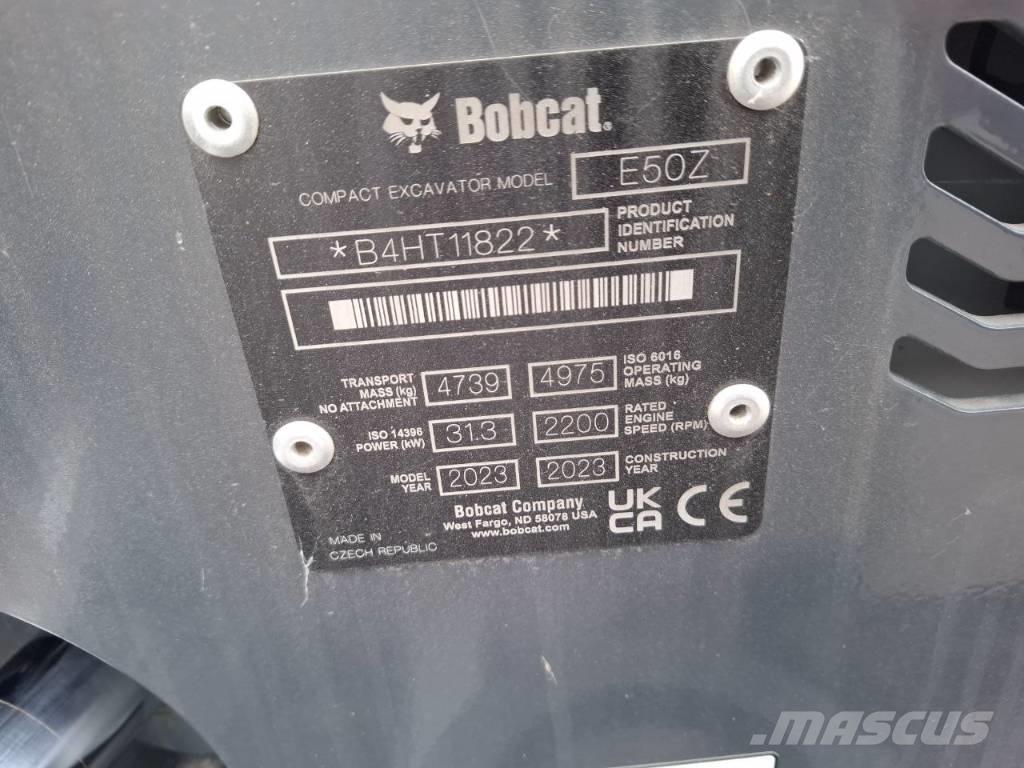Bobcat E 50z Mini rýpadlá < 7t