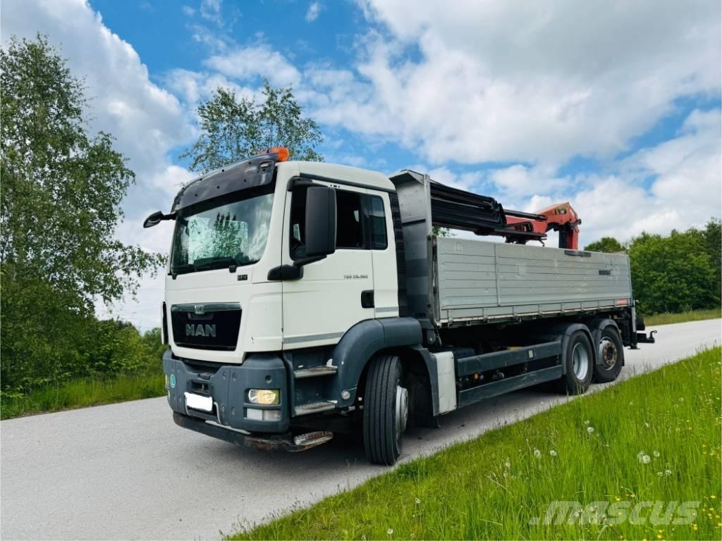 MAN TGS 26.360 Autožeriavy, hydraulické ruky