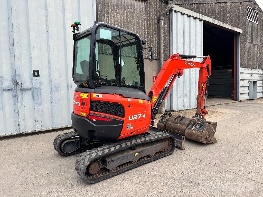 Kubota U 27 Mini rýpadlá < 7t