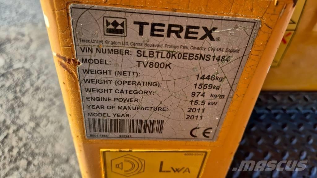 Terex TV 800 Tandemové valce