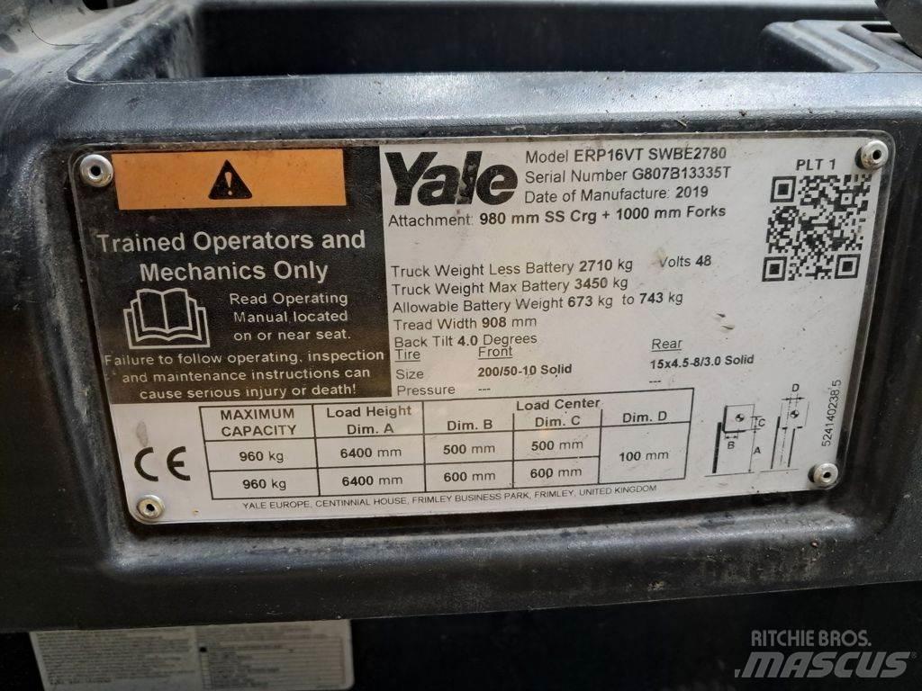 Yale ERP16VT Akumulátorové vozíky
