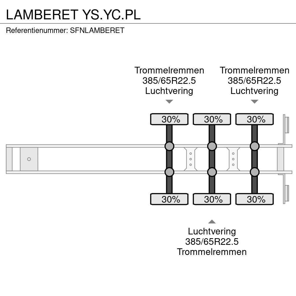 Lamberet YS.YC.PL Chladiarenské návesy