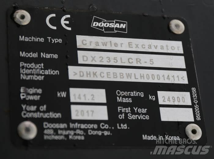 Doosan DX235LCR-5 Pásové rýpadlá