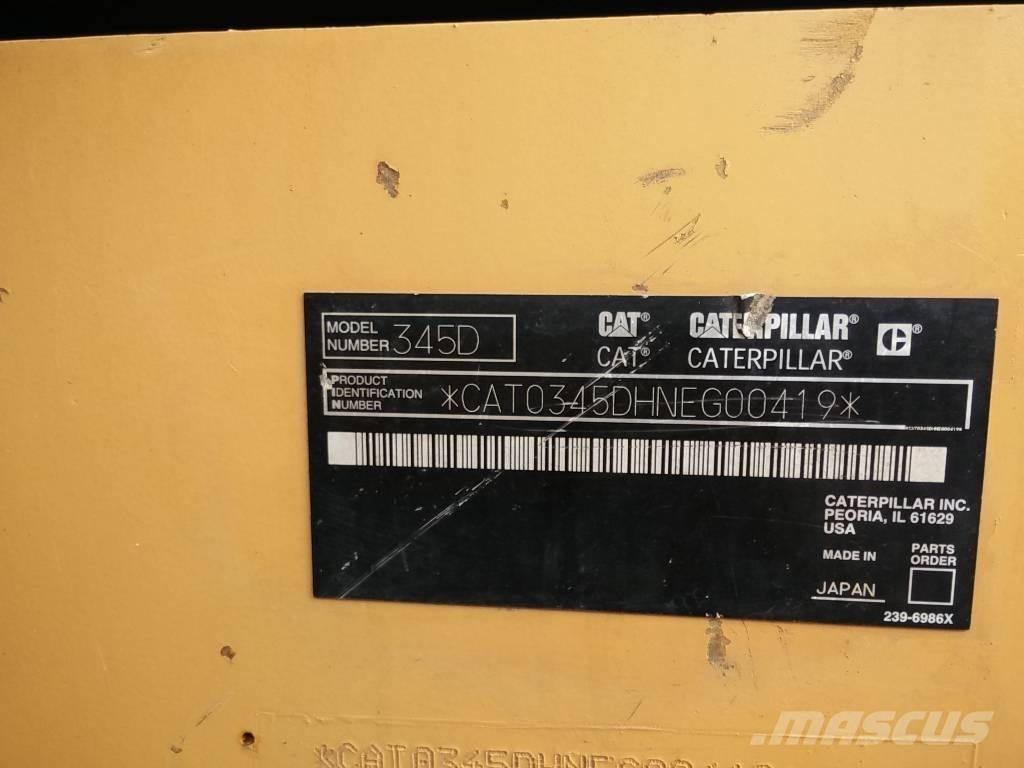 CAT 345 D L Pásové rýpadlá