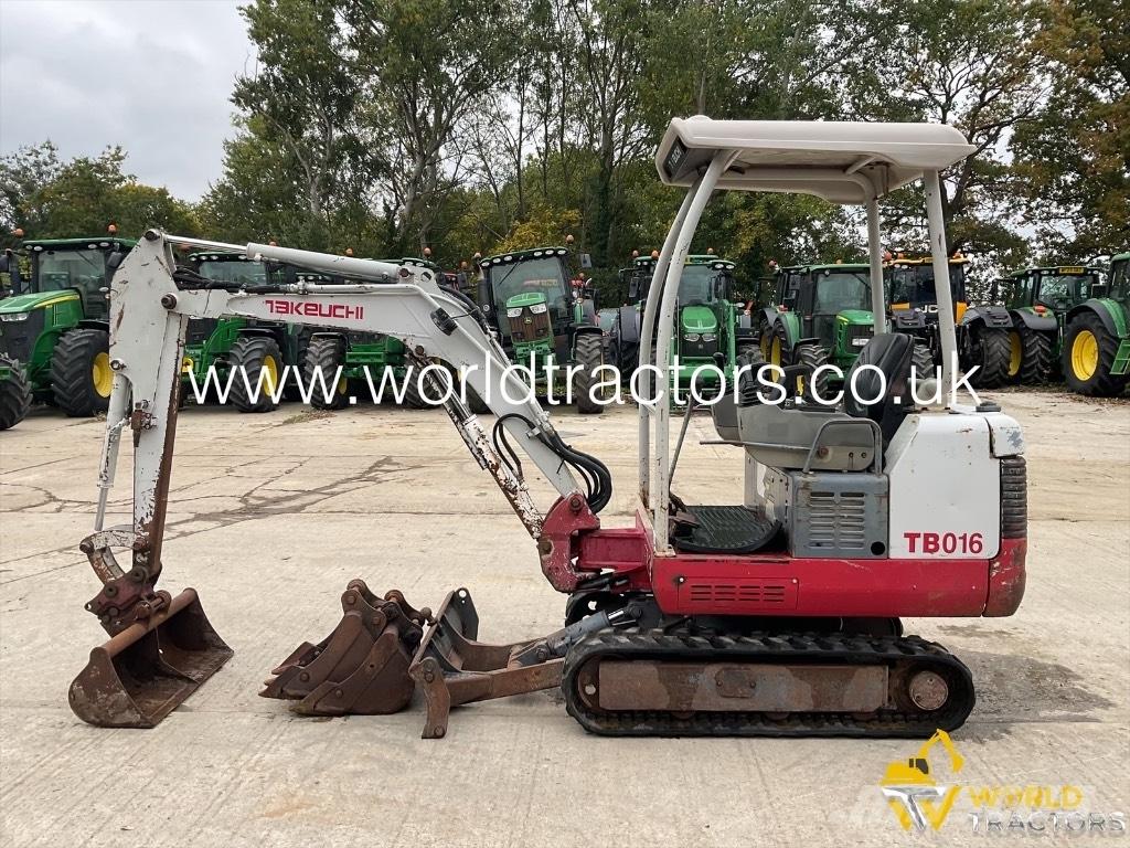 Takeuchi TB 016 Mini rýpadlá < 7t