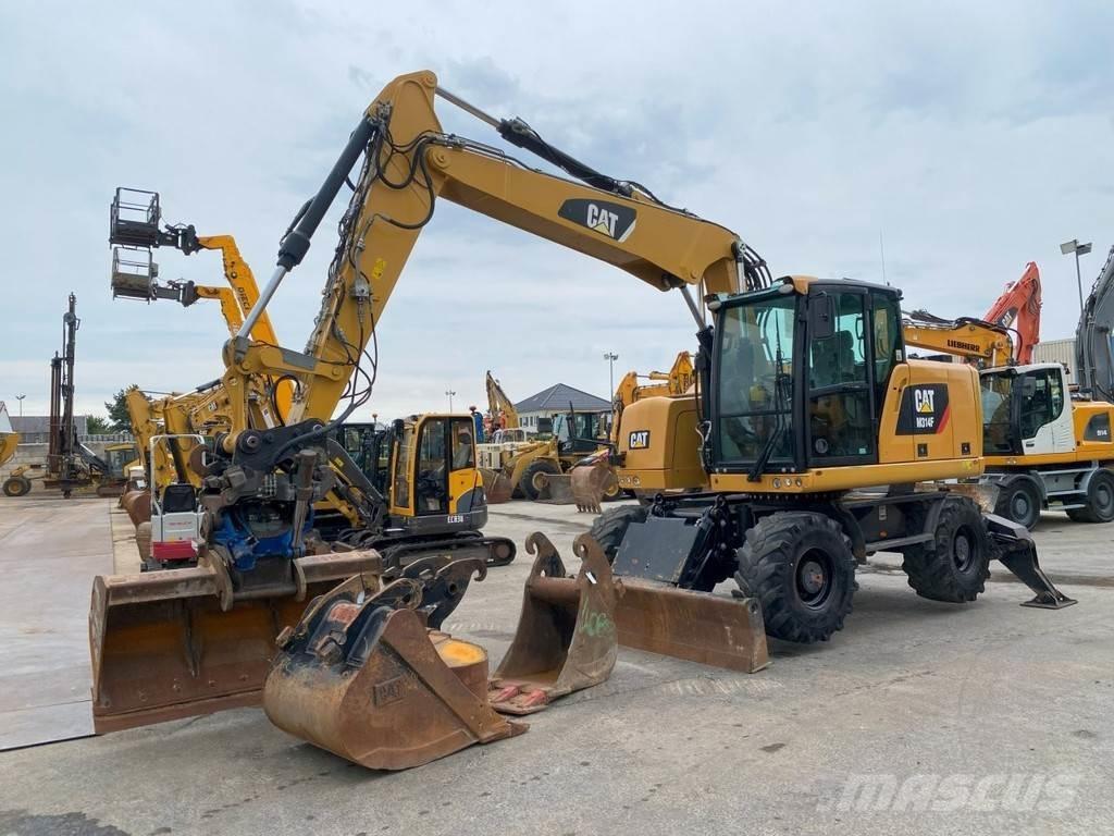 CAT M314F NVT Kolesové rýpadlá