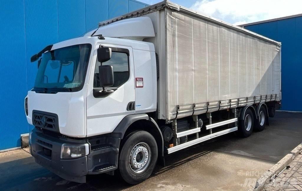 Renault C 380 Nákladné vozidlá s bočnou zhrnovacou plachtou