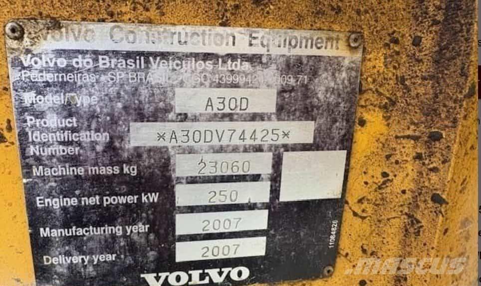 Volvo A 30 D Kĺbové nákladné autá