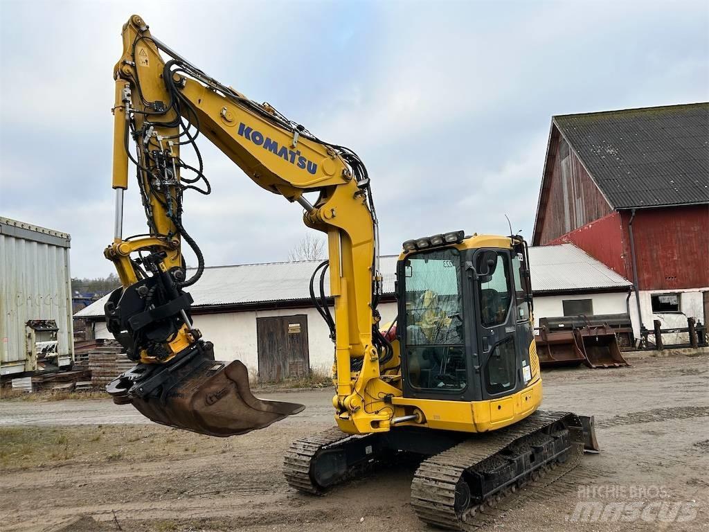 Komatsu PC 88 MR Midi rýpadlá 7 t - 12 t