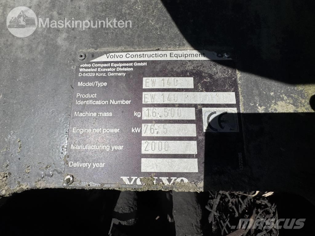 Volvo EW 140 B Kolesové rýpadlá