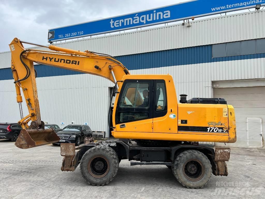 Hyundai R 170W-7 Kolesové rýpadlá