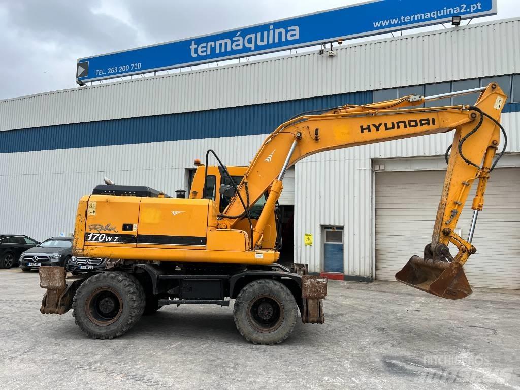 Hyundai R 170W-7 Kolesové rýpadlá