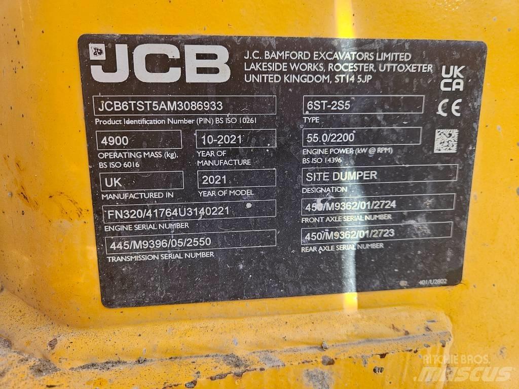 JCB 6ST-2S5 Kĺbové nákladné autá