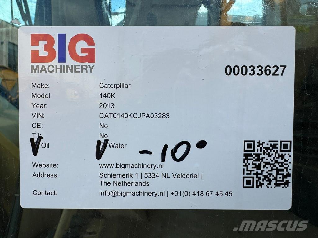 CAT 140K Grejdery
