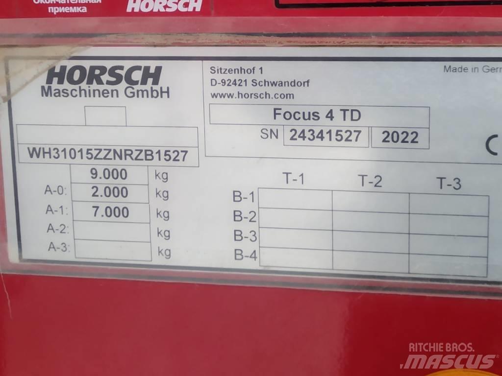Horsch Focus 4 TD Mechanické sejačky