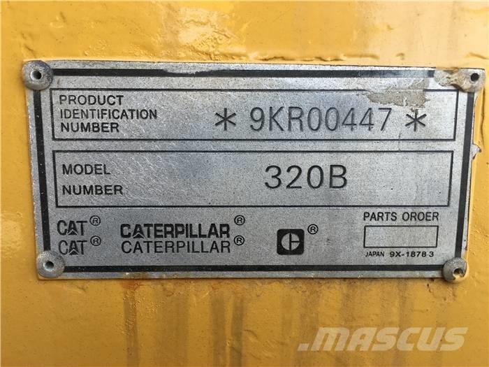 CAT 320 B Pásové rýpadlá