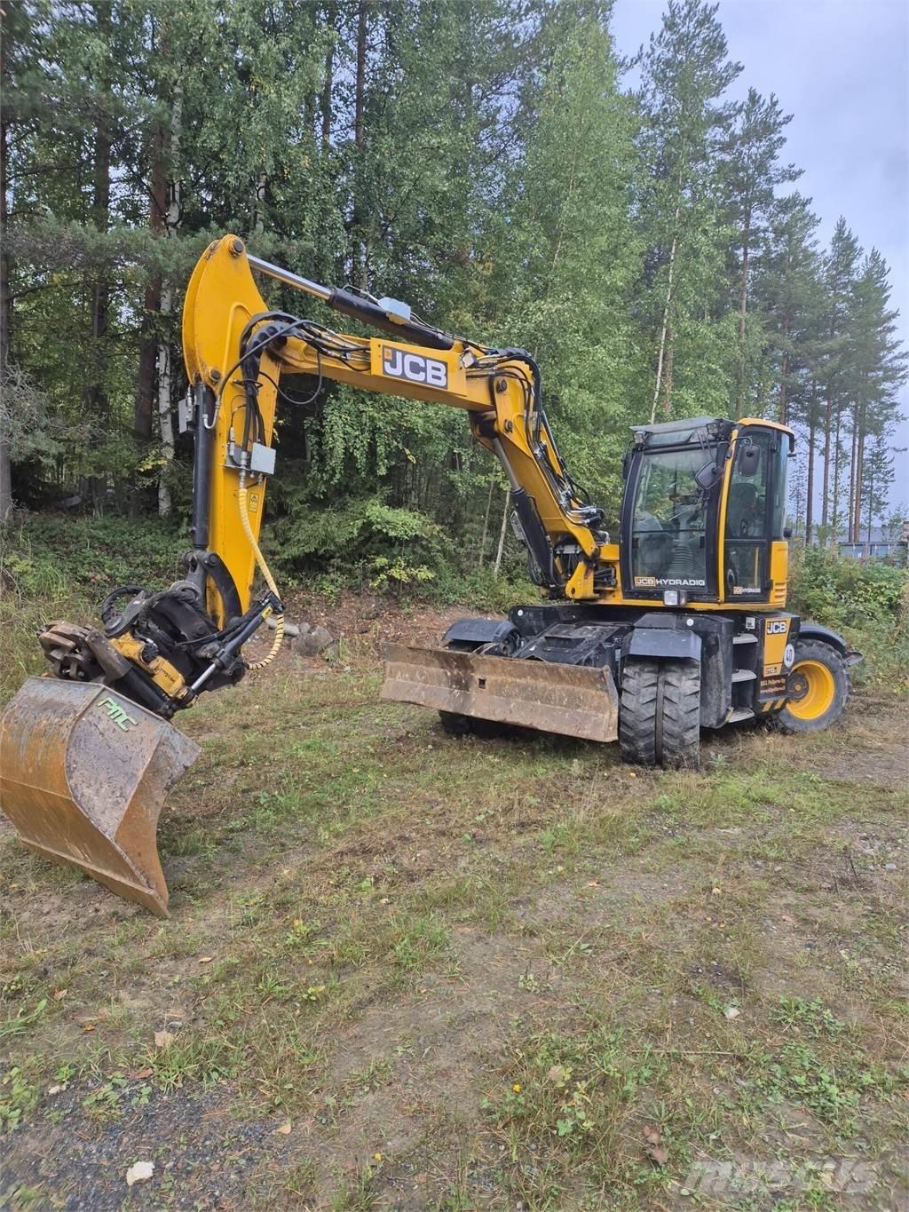 JCB 110W Hydradig Kolesové rýpadlá