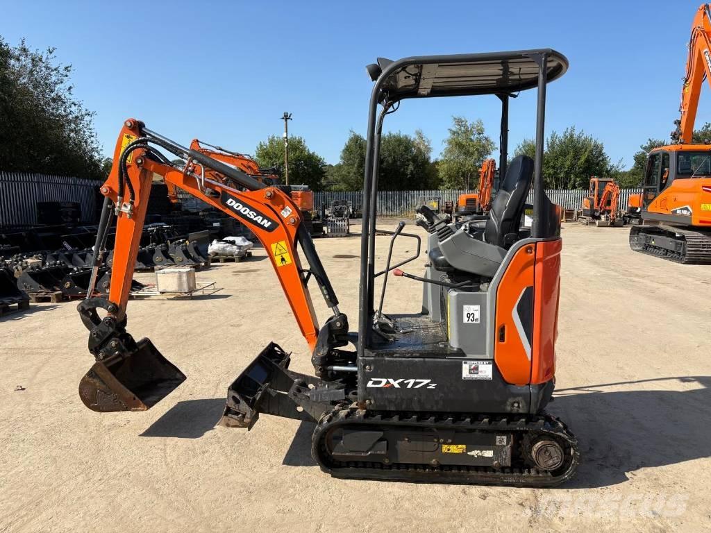 Doosan DX 17 Mini rýpadlá < 7t