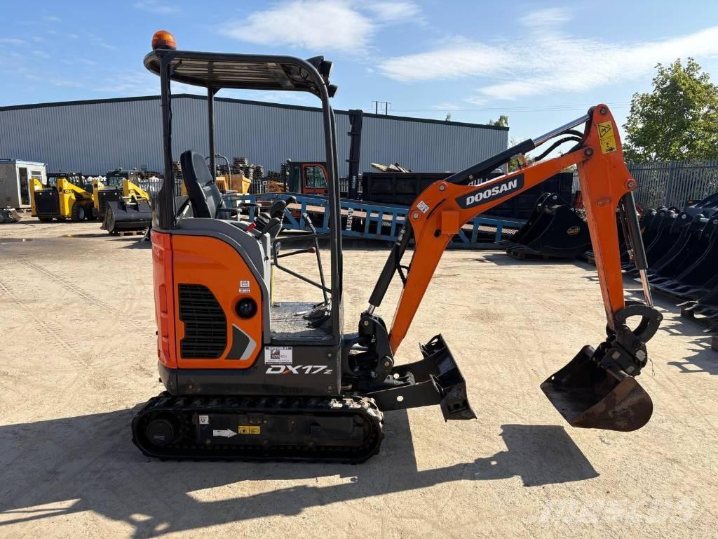 Doosan DX 17 Mini rýpadlá < 7t